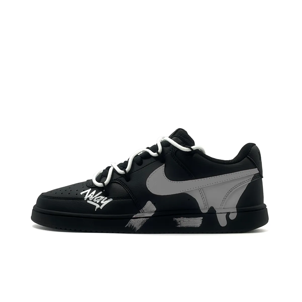 Nike Court Vision Low Slip Resistant Abrasion Resistant Slip Resistant Abrasion Resistant Low top Skateboard Shoes