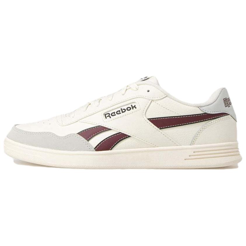 Reebok Court Advance Low top Skateboard Shoes Unisex Beige Red