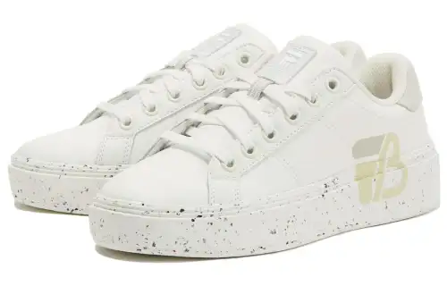 BE FIRST x FILA FIRST Union Abrasion Resistant Breathable Low top Skateboard Shoes Men's Ecru