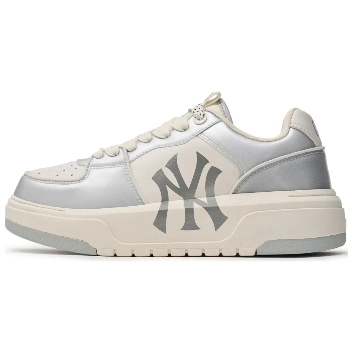MLB Chunky Liner 24SS New York Yankees, Height Increasing, Big Brother Shoes, Platform Low top Skateboard Shoes Unisex