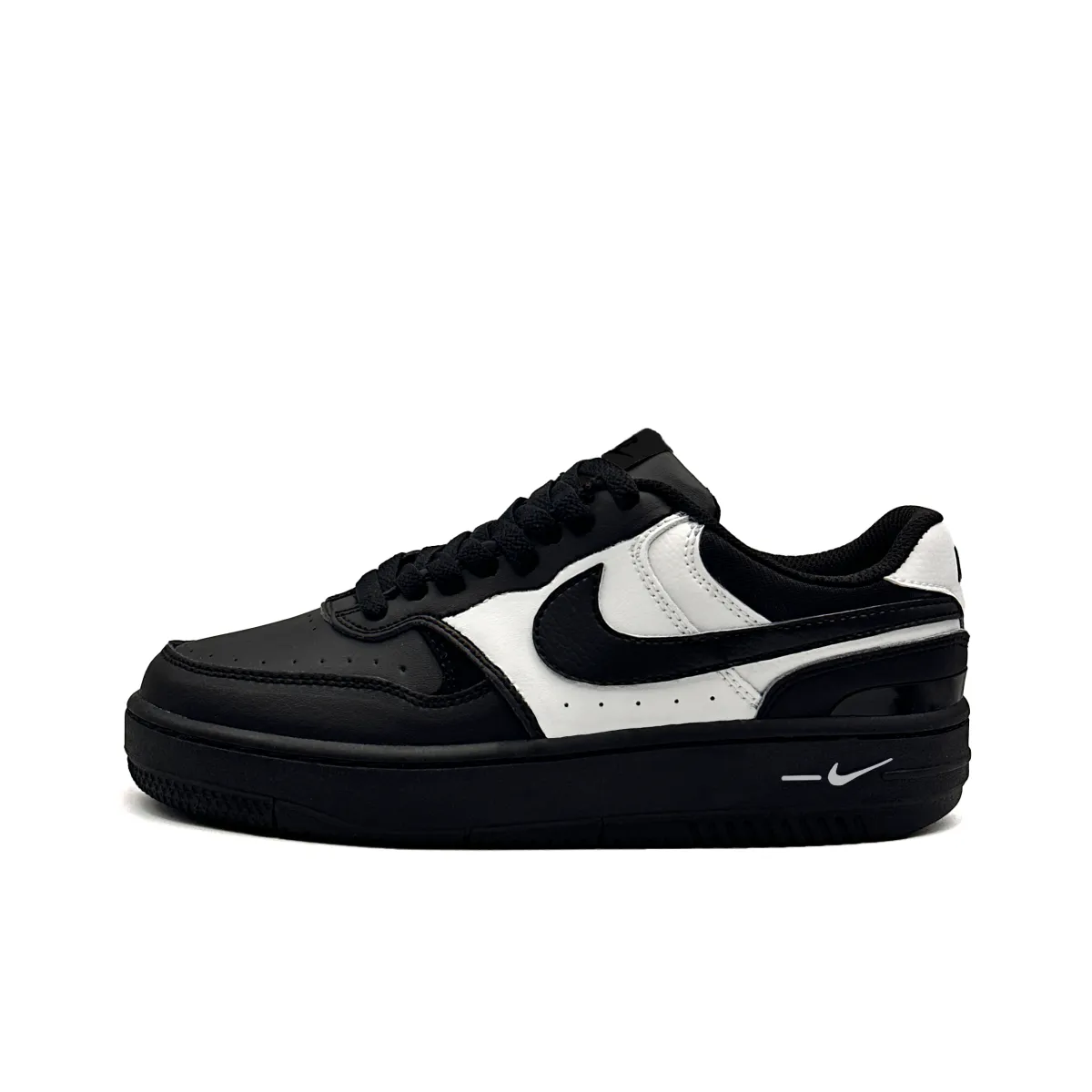 Nike Gamma Force Black White Moon Silhouette Low top Skateboard Shoes Unisex Black White