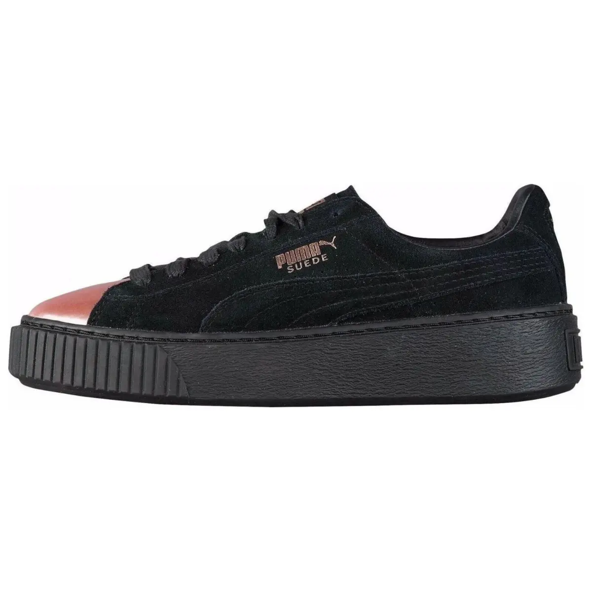 PUMA Suede Platform Rose Gold Women's