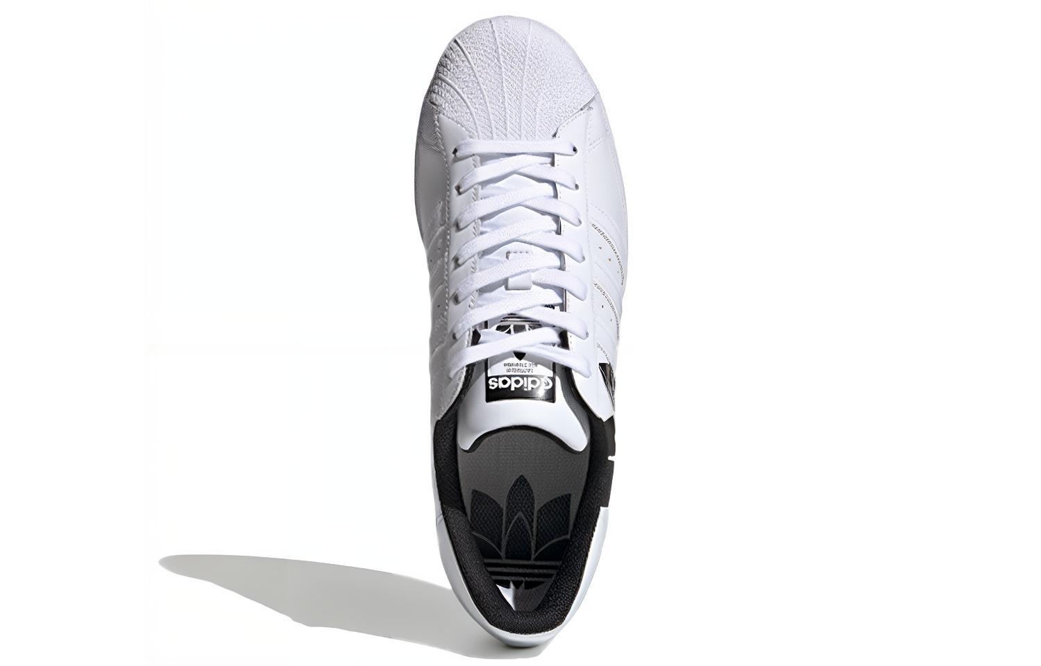 Кеды adidas originals Superstar LOGO (бело-черные) — фото 5