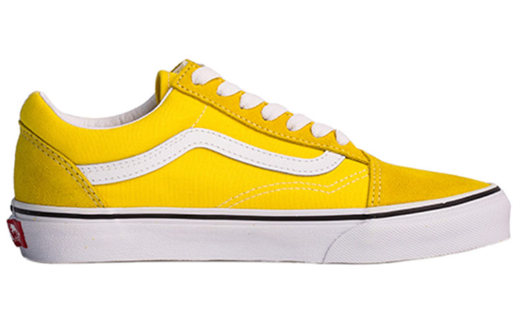 Кеды Vans Yellow (бело-черные) — фото 2