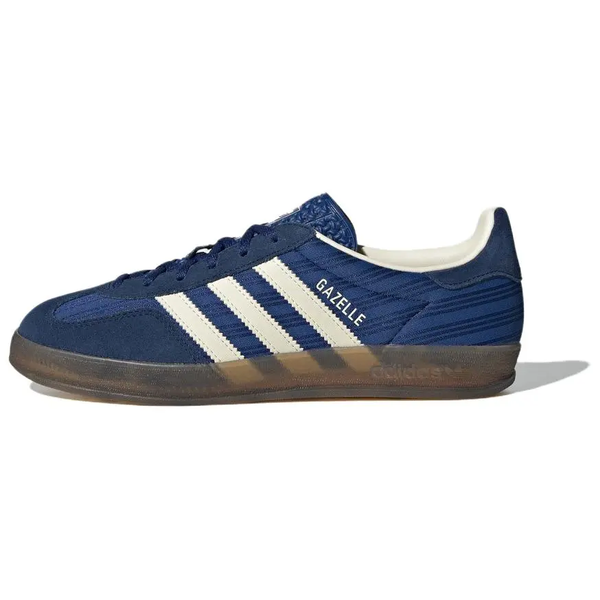 Adidas Originals GAZELLE INDOOR Abrasion Resistant Low top Skateboard Shoes Women's Blue