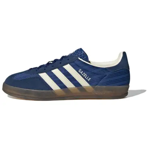 Gazelle Wmns Adidas Originals Indoor 'Blue Pinstripe Satin' Women's