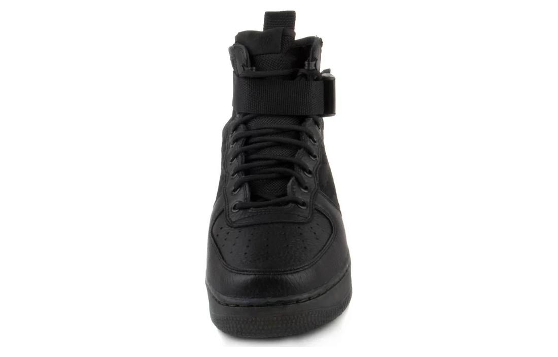Кроссовки Nike Air Force 1 Black Cargo Khaki (черно-зеленые с тигровым принтом) — фото 3