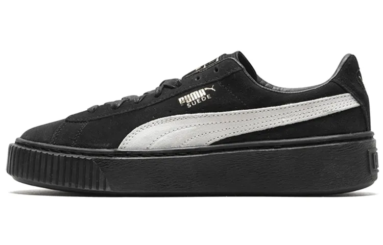 PUMA Suede Skate Shoes 'Black White' Women's