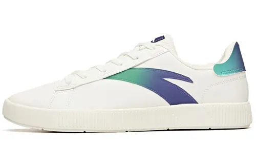 Anta Life Collection Abrasion Resistant Slip Resistant Low top Skateboard Shoes Men's White Purple