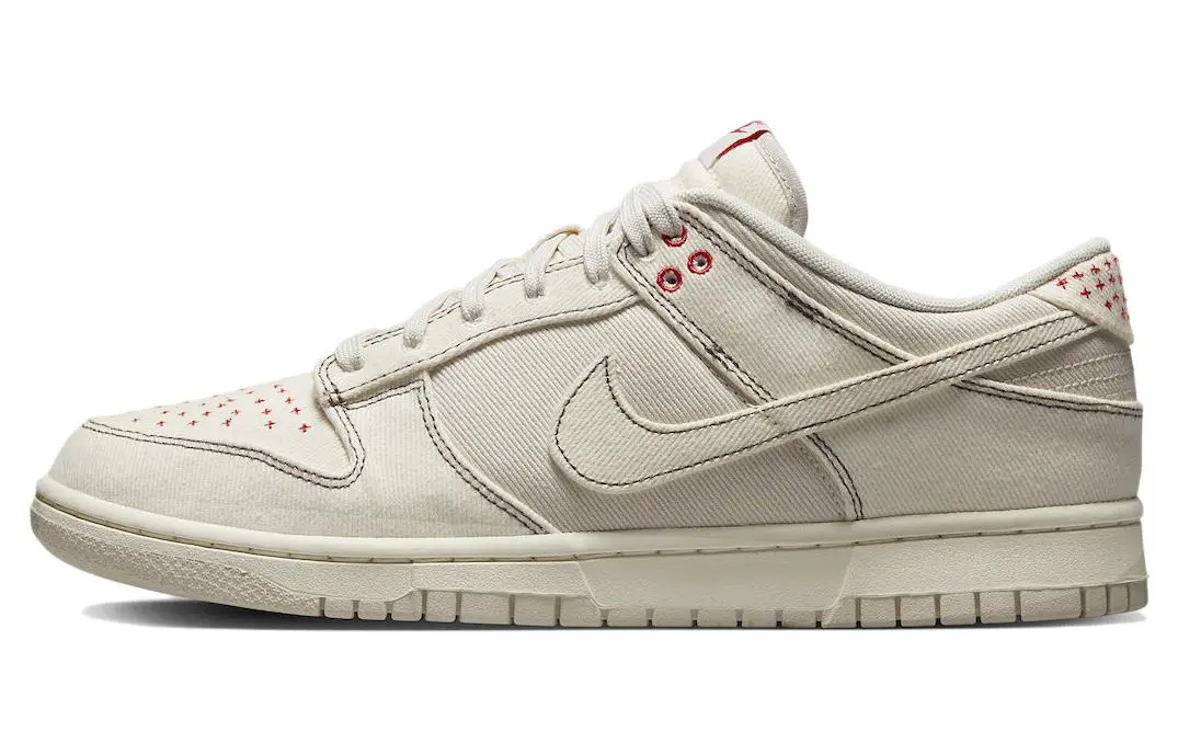 Nike Dunk 'Light Orewood Brown' Fabric Low top Skateboard Shoes Unisex Beige