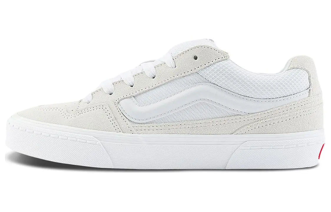 Vans Caldrone Low top Skateboard Shoes Men's White Gray
