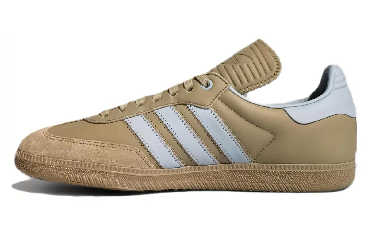 Adidas Originals x Pharrell Williams Samba Feidong Comfortable Low top Skateboard Shoes Unisex Green Blue