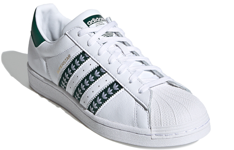 Кеды adidas originals SUPERSTAR (зеленый / белый) — Зелёный / белый — фото 3