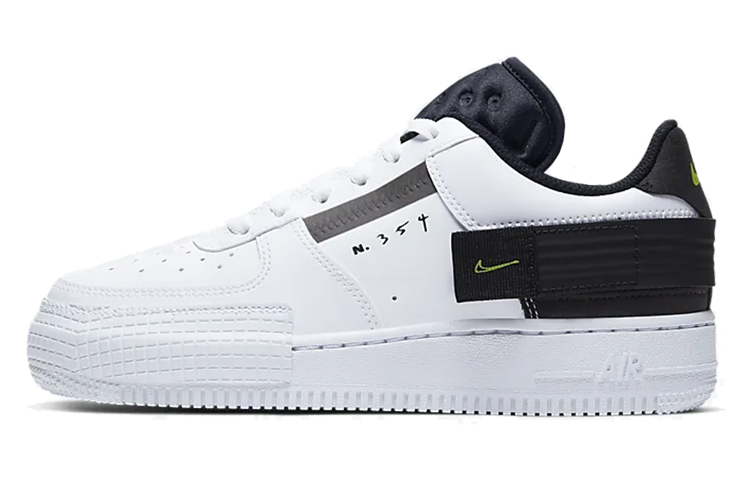 Nike Air Force 1 Type 'White Black Volt' Gs