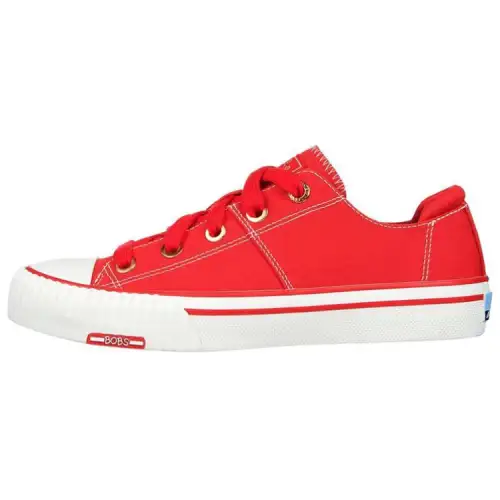 Skechers Bob's Skateboard Shoes Women's Low Top Red