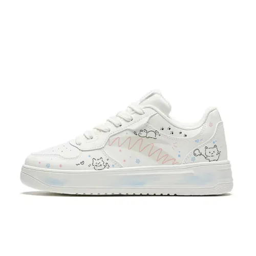 Anta Life Collection Low top Skateboard Shoes Women's White
