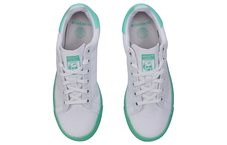 Женские кеды adidas originals StanSmith Vulc (бело-зеленые) — фото 5