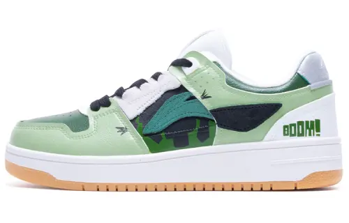 Li Ning Tianji Low top Skateboard Shoes Women's Black Green