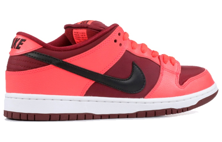 Мужские кроссовки Nike Dunk SB Laser Crimson (красно-оранжевые) — фото 4