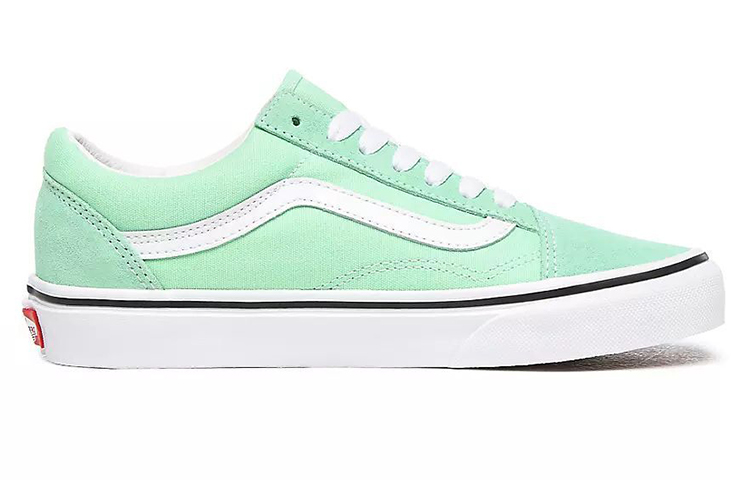 Кеды Vans Old Skool (зелено-белые) — фото 2