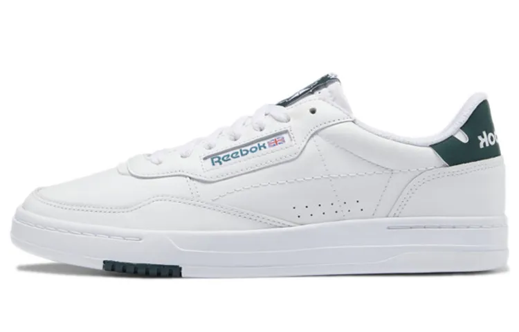 Reebok Court Peak Leather Comfortable Low top Skateboard Shoes Unisex White
