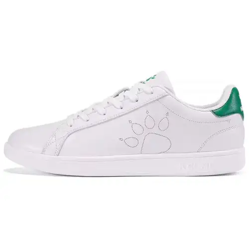 KELME Slip Resistant, Abrasion Resistant, Breathable Low top Skateboard Shoes Unisex White Green