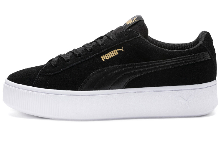 PUMA Vikky Stacked Casual Board Shoes Black Women's