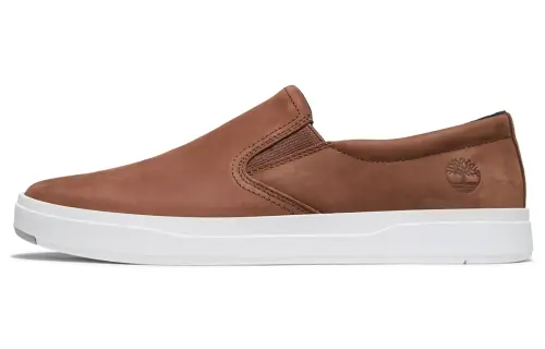 Timberland Davis Square Skateboard Shoes Men's Low Top Brown