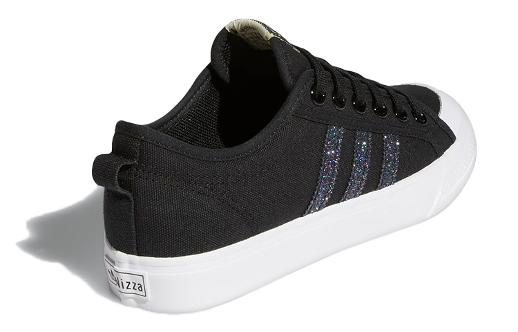 Женские кеды adidas originals NIZZA (черно-синие) — фото 4