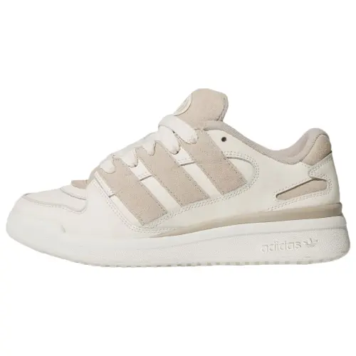 Adidas Originals FORUM 2000 Leather Abrasion Resistant Low top Skateboard Shoes Women's Jade White