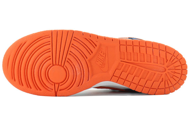 Кеды Nike Dunk SB "BRONCOS" (бело-сине-оранжевые) — Белый / синий / оранжевый — фото 5