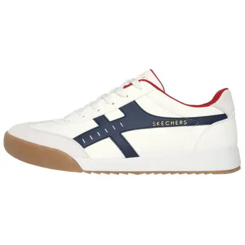 Skechers Zinger Manzanilla Totale Low top Skateboard Shoes Men's White Blue
