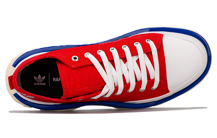 Мужские кеды adidas originals Raf Simons Detroit Runner 'Red' (красно-синий) — фото 4