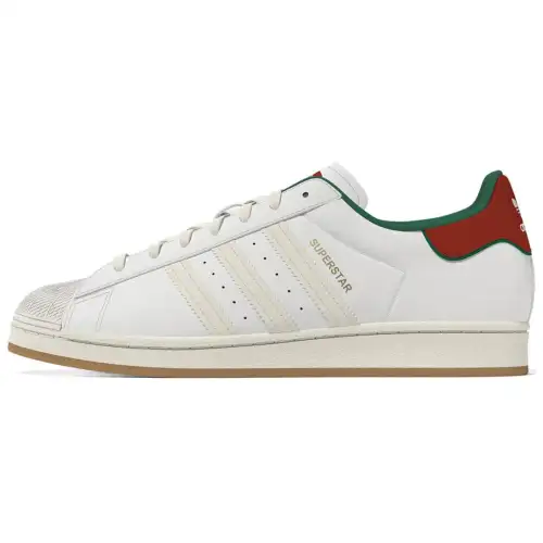 Adidas Originals SUPERSTAR Abrasion Resistant Low top Skateboard Shoes Men's White