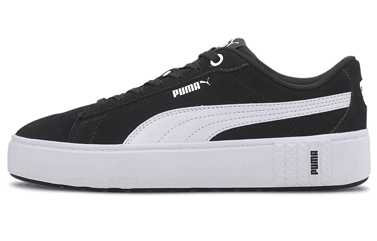 PUMA Smash Platform V2 Suede 'Black White' Women's
