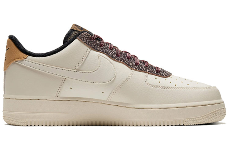 Кроссовки Nike Air Force 1 Low (бежево-коричневые) — фото 2