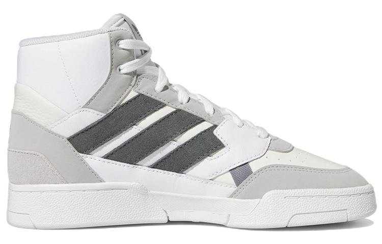Женские кеды adidas originals Drop Step (белый / серый) — 亮白/浅灰/米白/黑 — фото 2