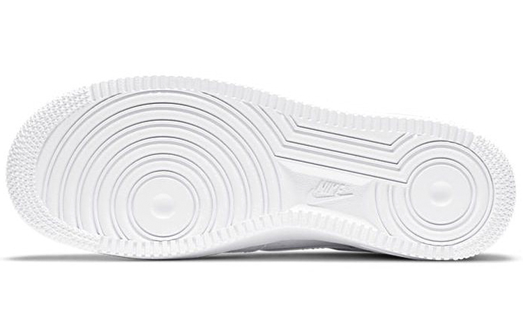 Женские кроссовки Nike Air Force 1 ’07 (бело-сине-желтые) — фото 6