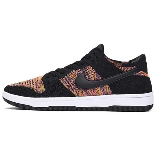 Nike Dunk Low Flyknit 'Black Flyknit Orange'