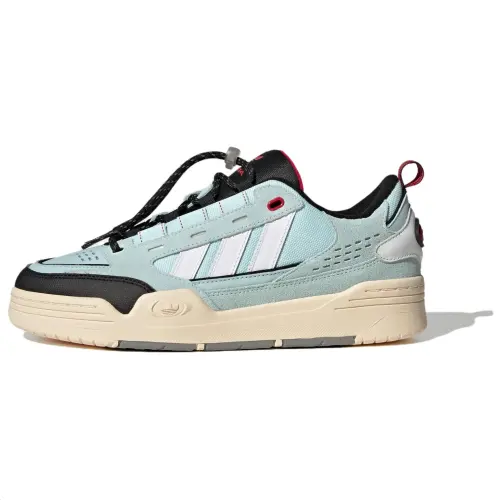 Adidas Originals Adi2000 Slip Resistant Abrasion Resistant Low top Skateboard Shoes Women's Cyan