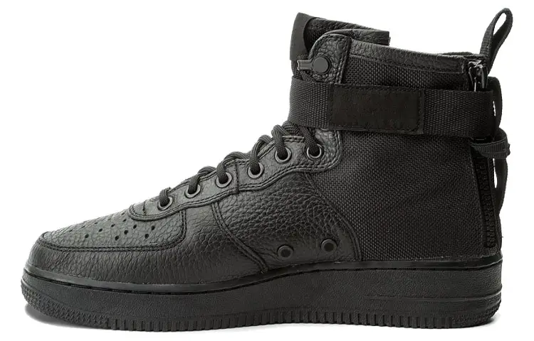 Nike Sf Air Force 1 Mid Triple Black