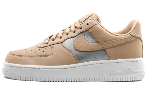 Nike Air Force 1 Low Bio Beige Metallic Silver Women's