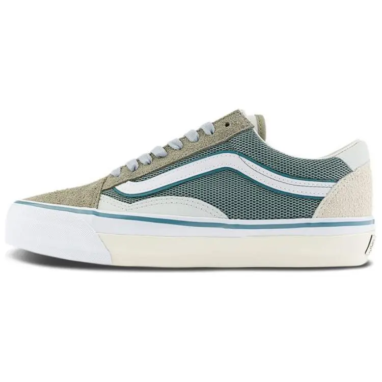 Vans TDC Comfortable Low top Skateboard Shoes Unisex Beige Green