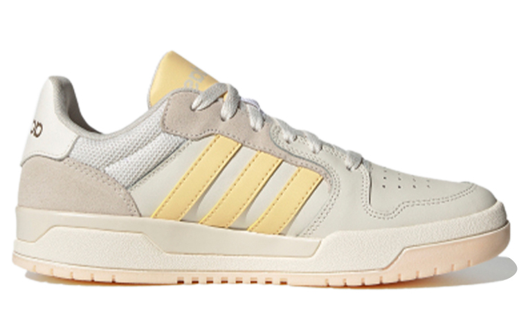 Женские кеды adidas neo Entrap (бело-желтые) — Белый / жёлтый — фото 2