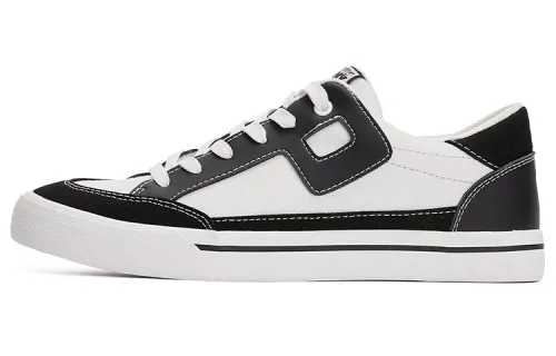 Pony Canvas Waterproof And Wear resistant Low top Skateboard Shoes Unisex White Black