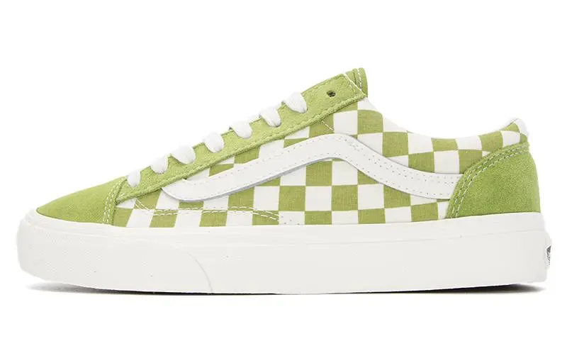 Vans Style 36 Abrasion Resistant Lightweight Low top Skateboard Shoes Unisex Green