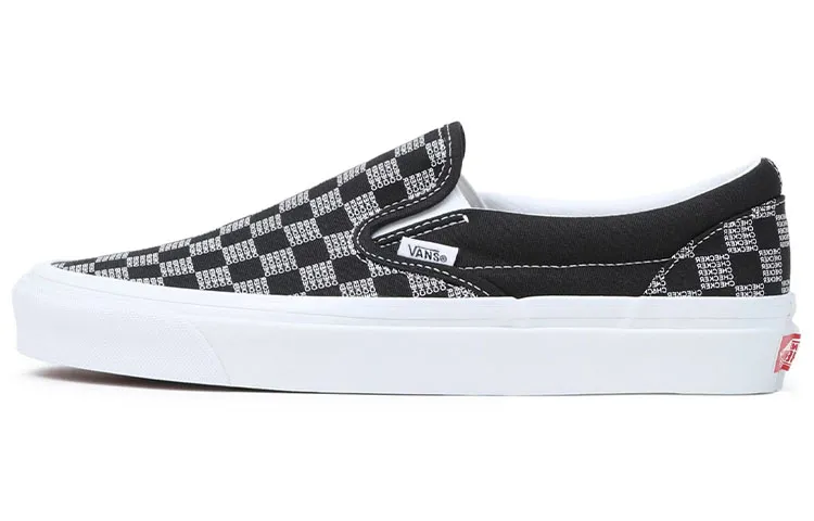 Vans 98 DX Abrasion Resistant Lightweight Low top Skateboard Shoes Unisex Black White