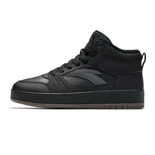 Anta High top Skateboard Shoes Men's Black/Castle Gray
