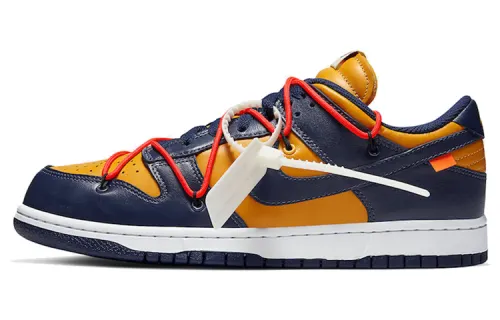 Nike X Off White Dunk Low 'University Gold'