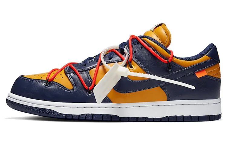 Nike X Off White Dunk Low 'University Gold'